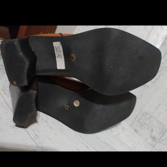 Y2K Italian leather women's boots size 6.5 Excellent - Picture 5 of 10